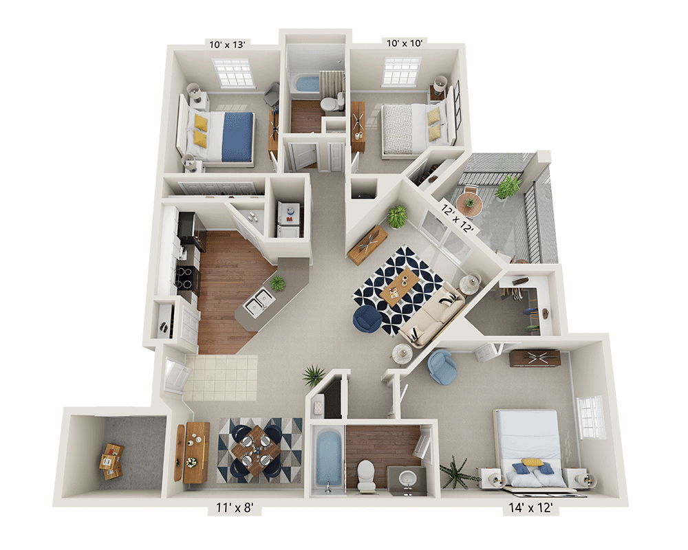 Three Bedroom C2