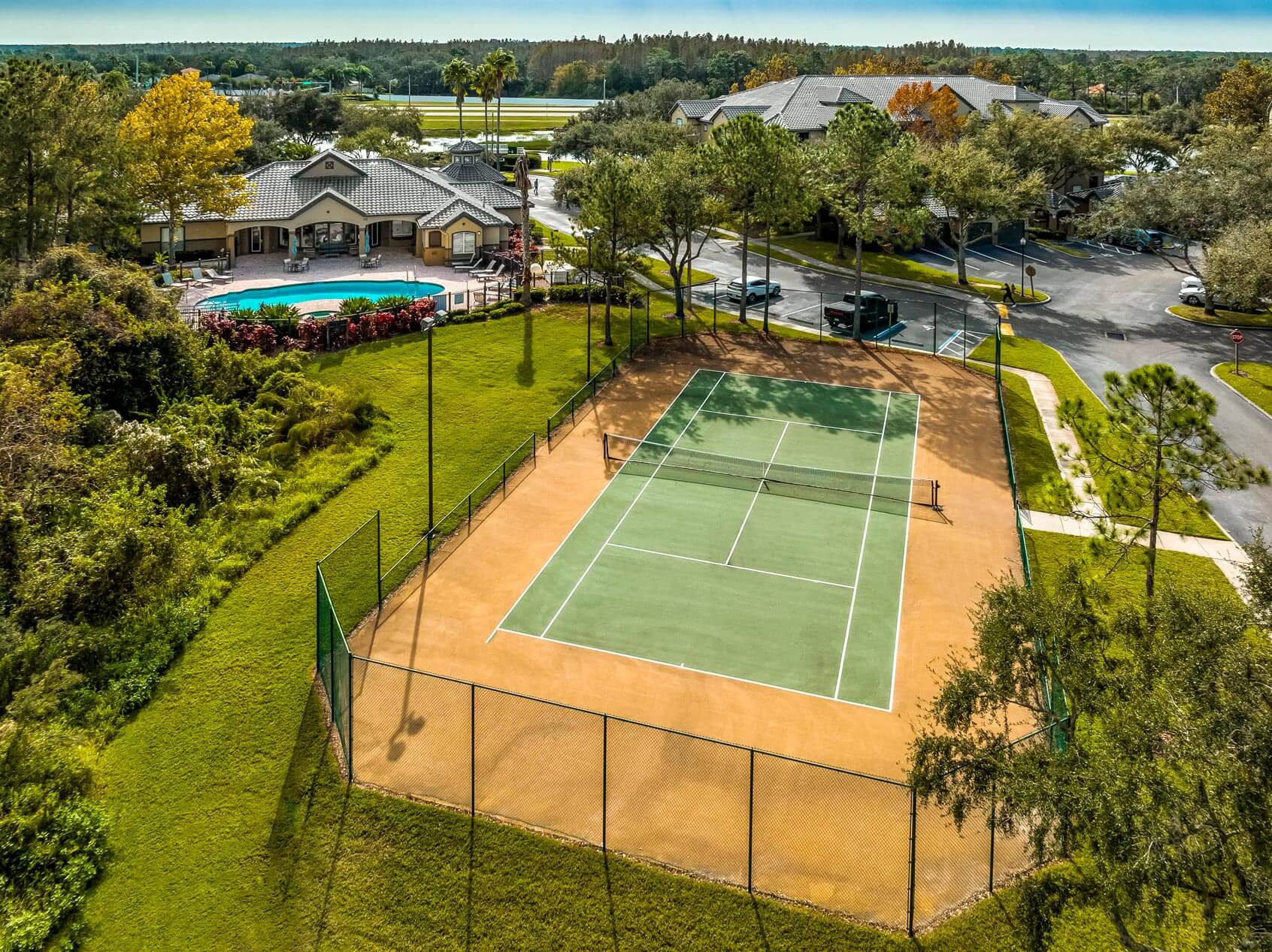 Andover Place Cross Creek tennis court