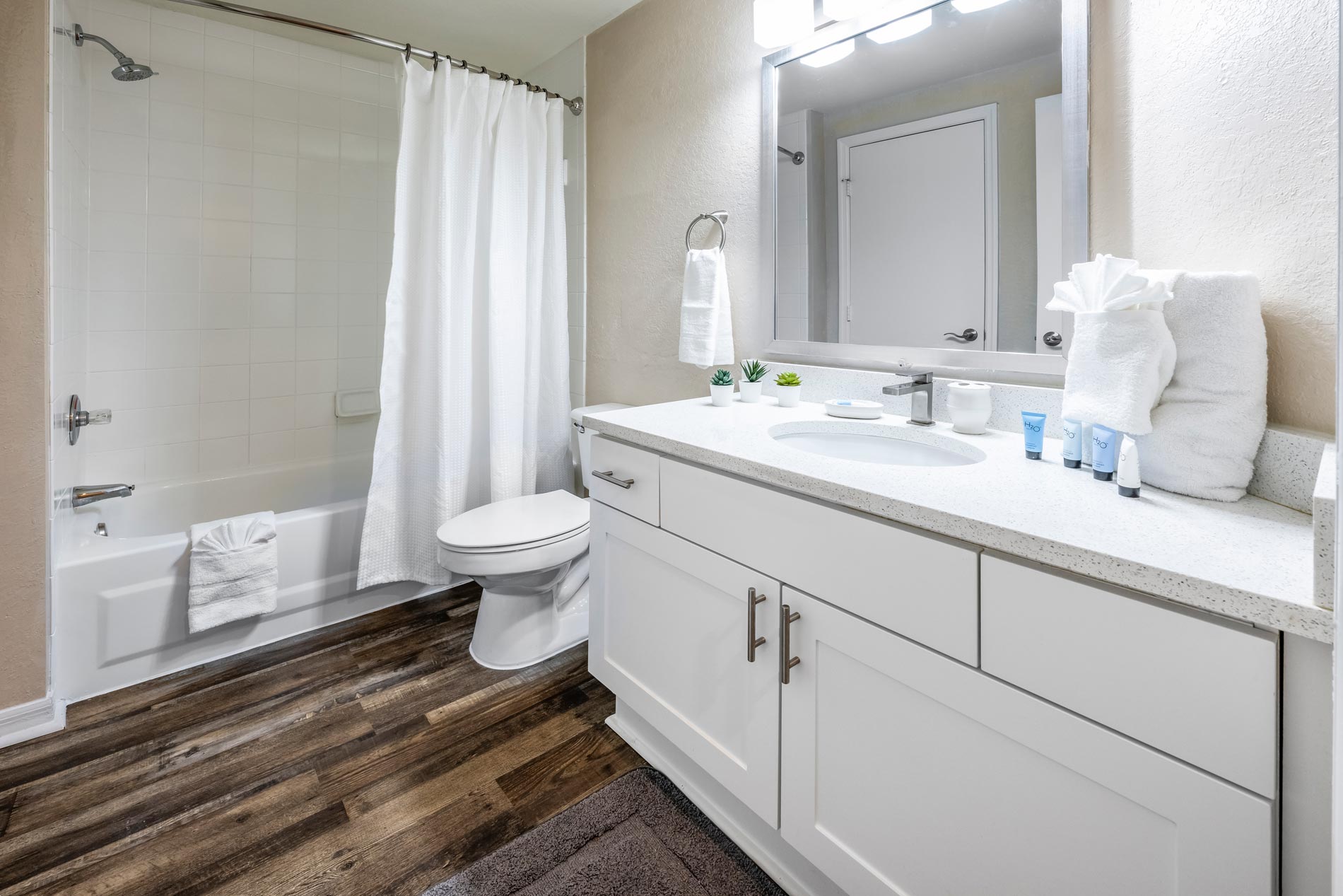 Andover Place Cross Creek staged bathroom