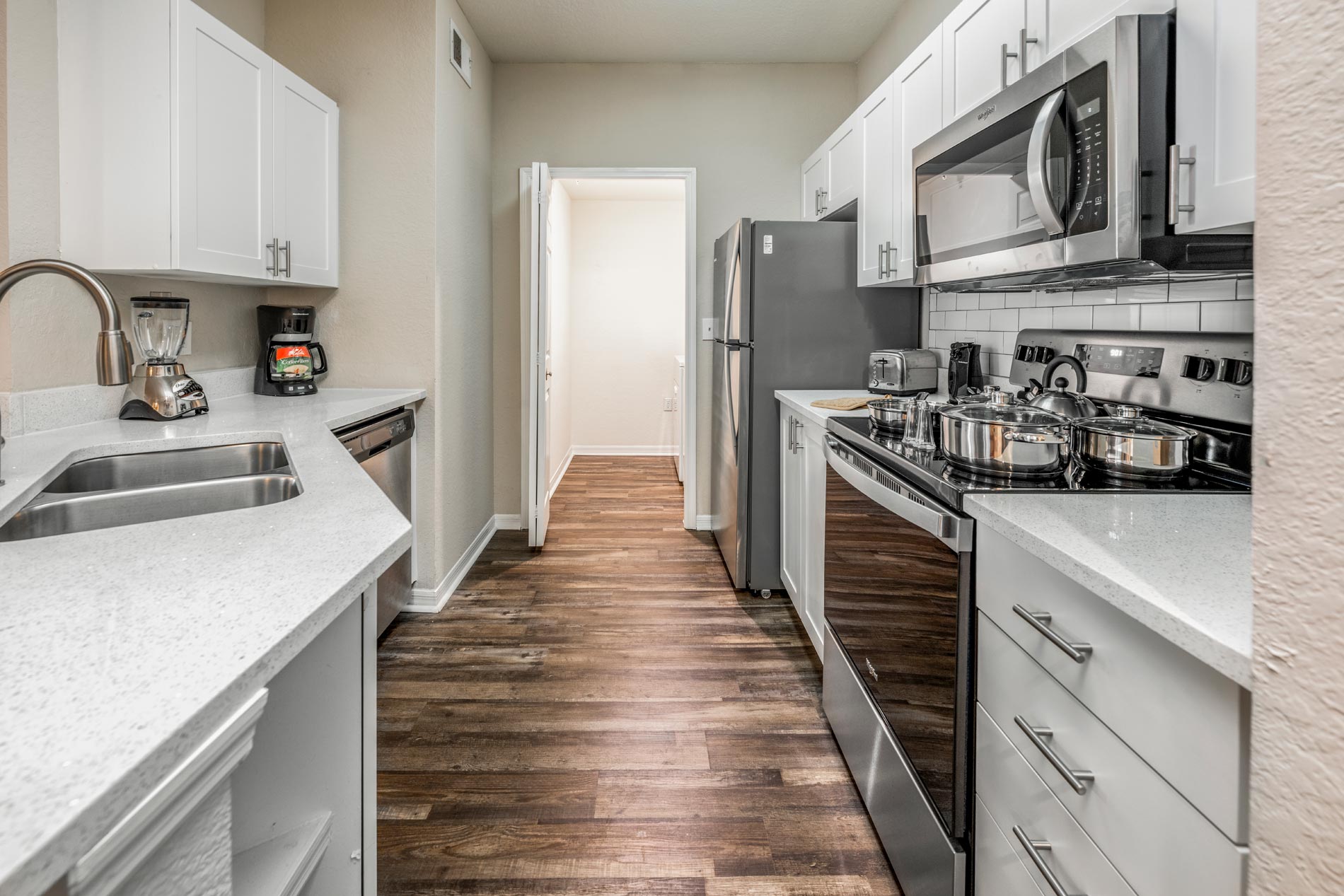 Andover Place Cross Creek staged kitchen