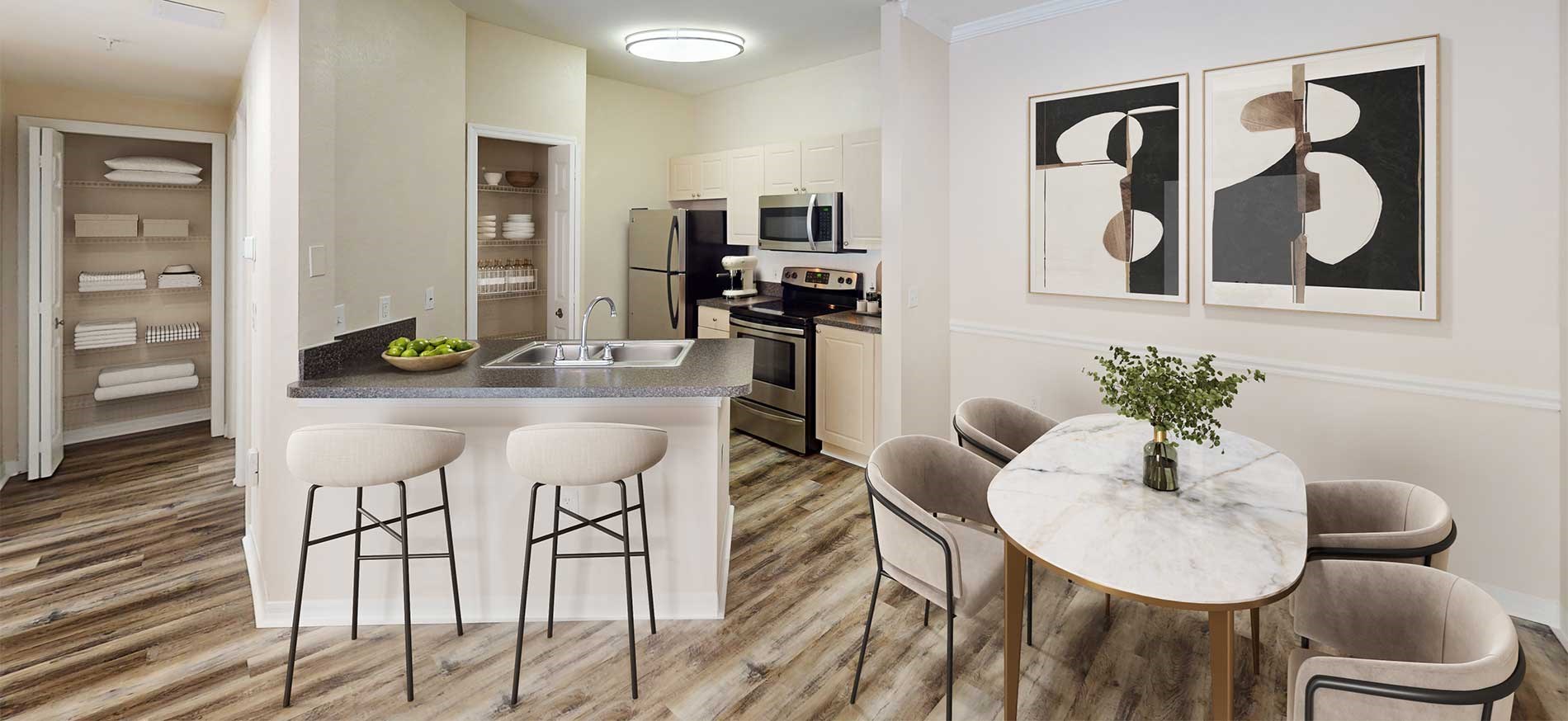 Andover Place apartment kitchen