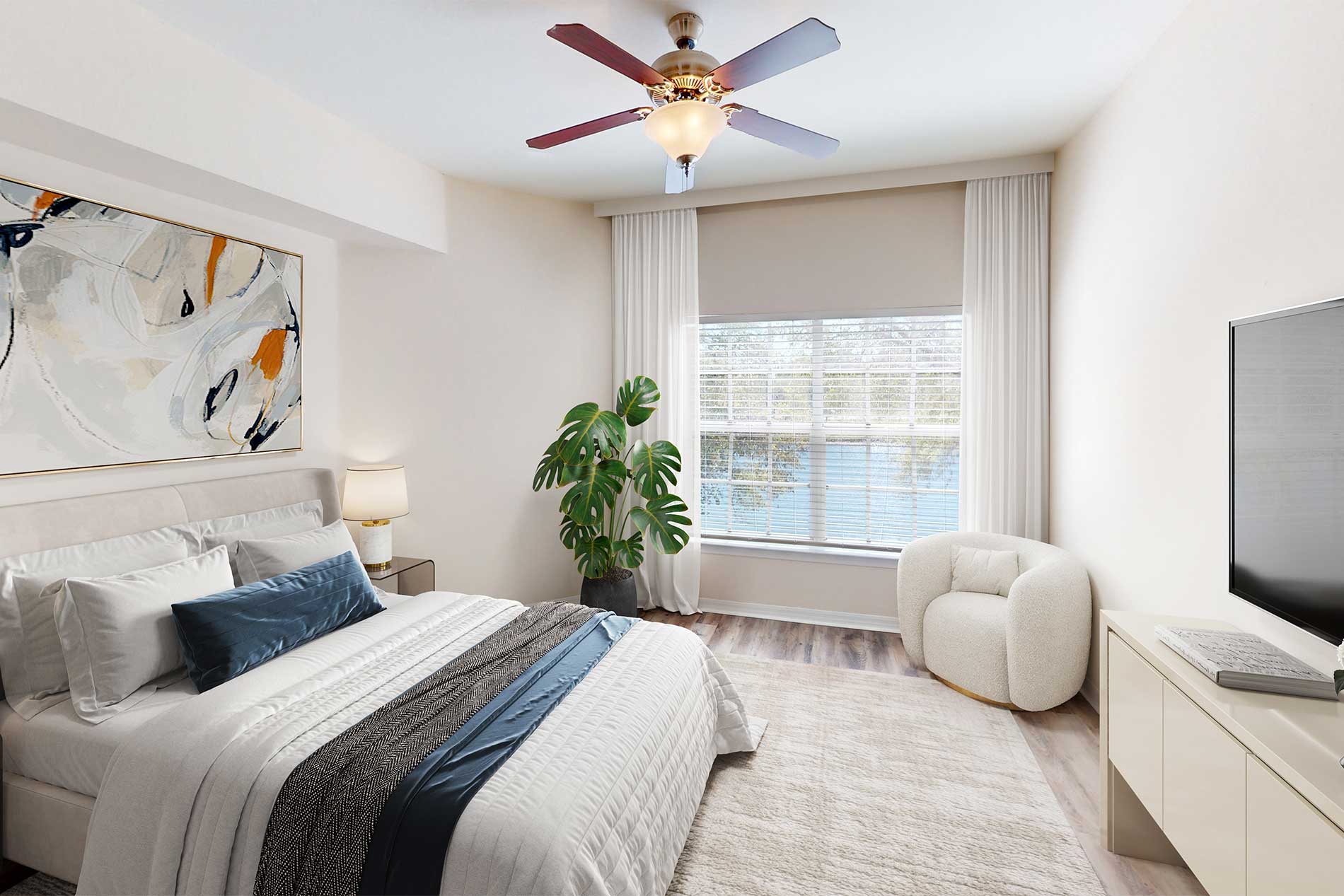 Andover Place apartment bedroom
