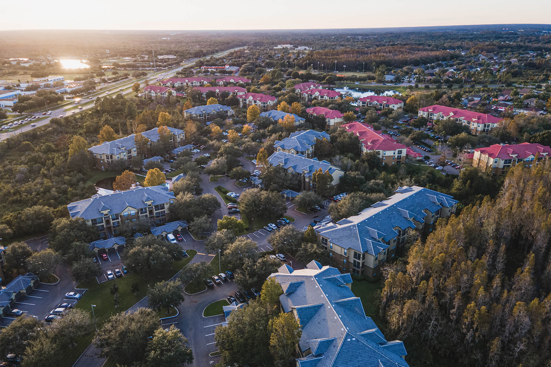 Andover Place Apartments Drone