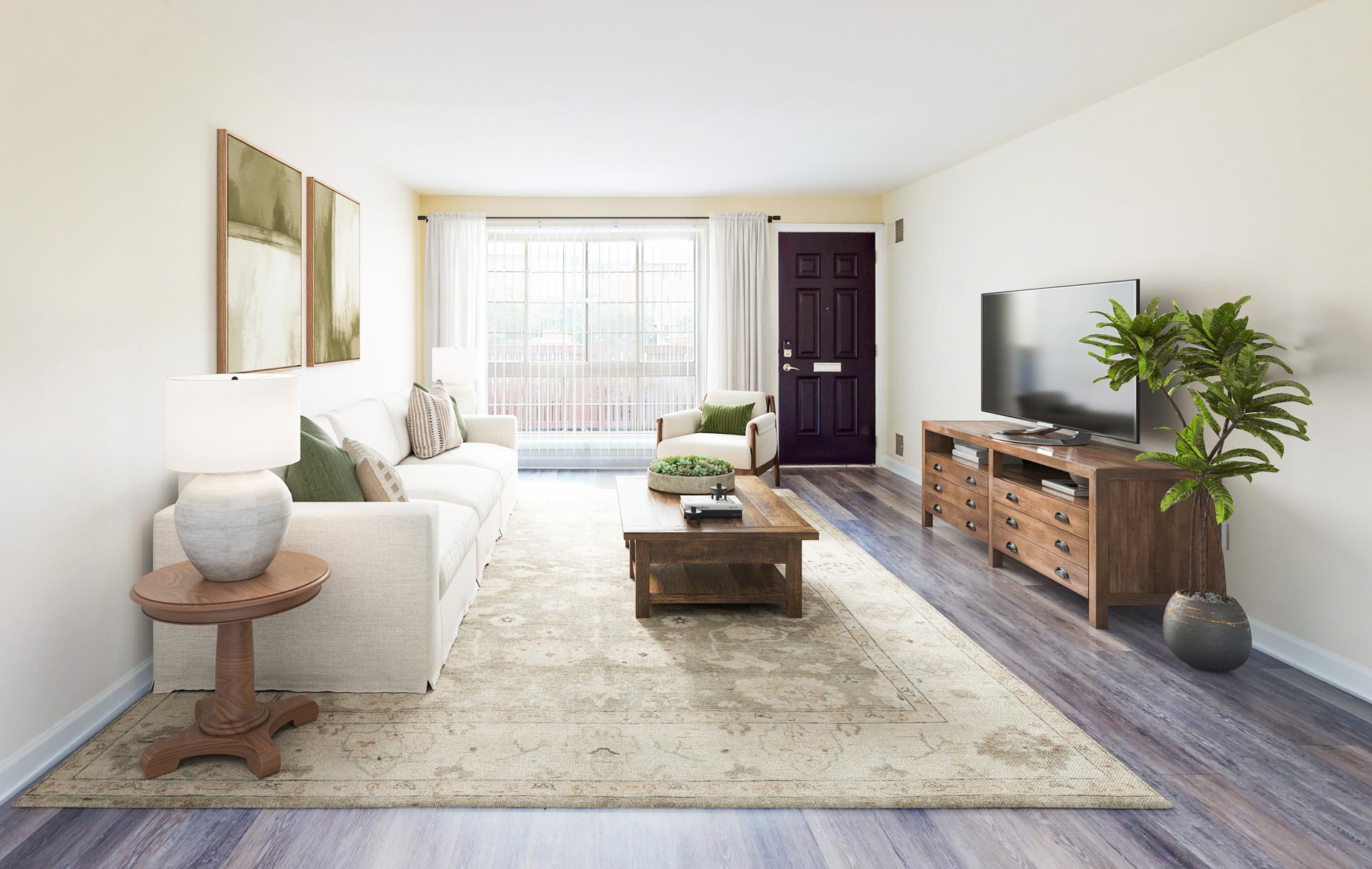 Arbor Park staged living room