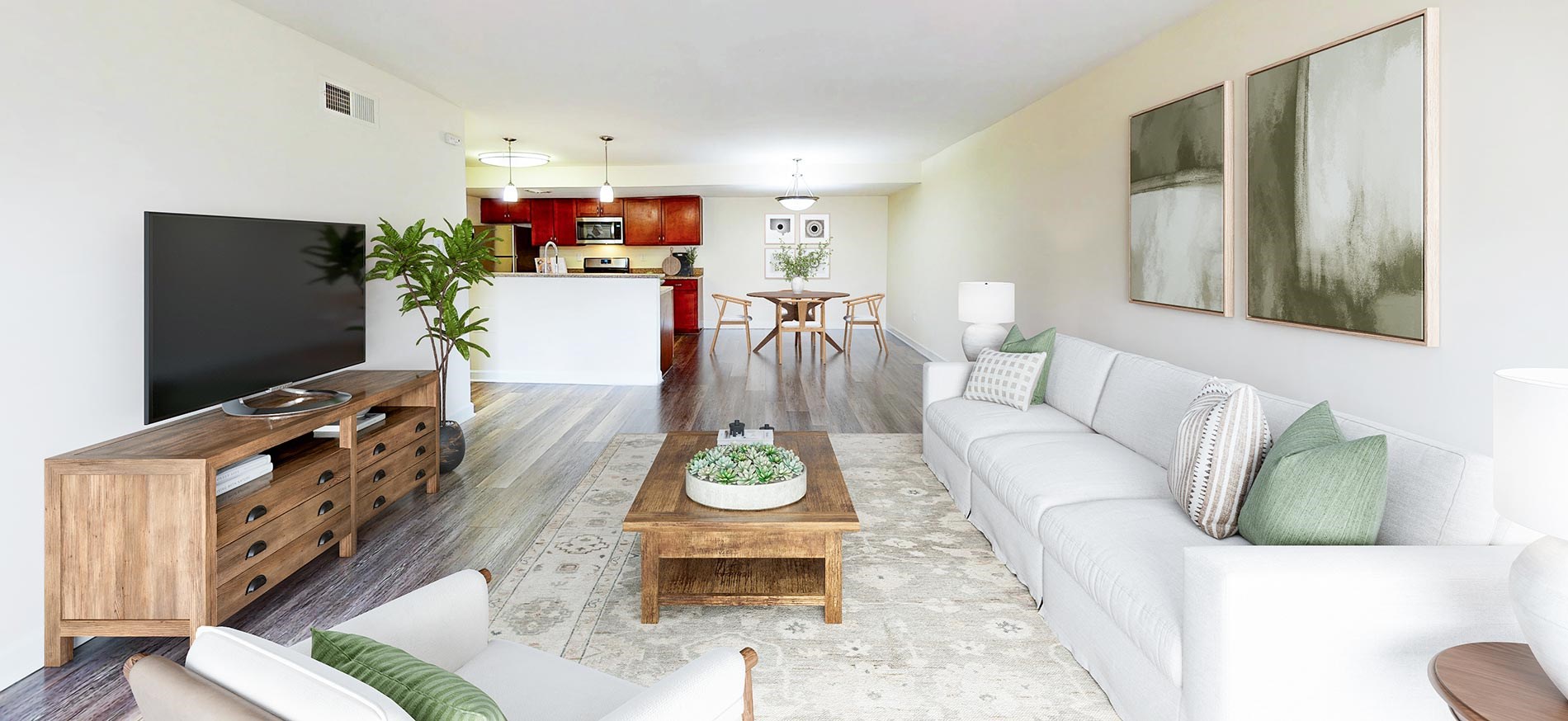 Arbor Park staged living room
