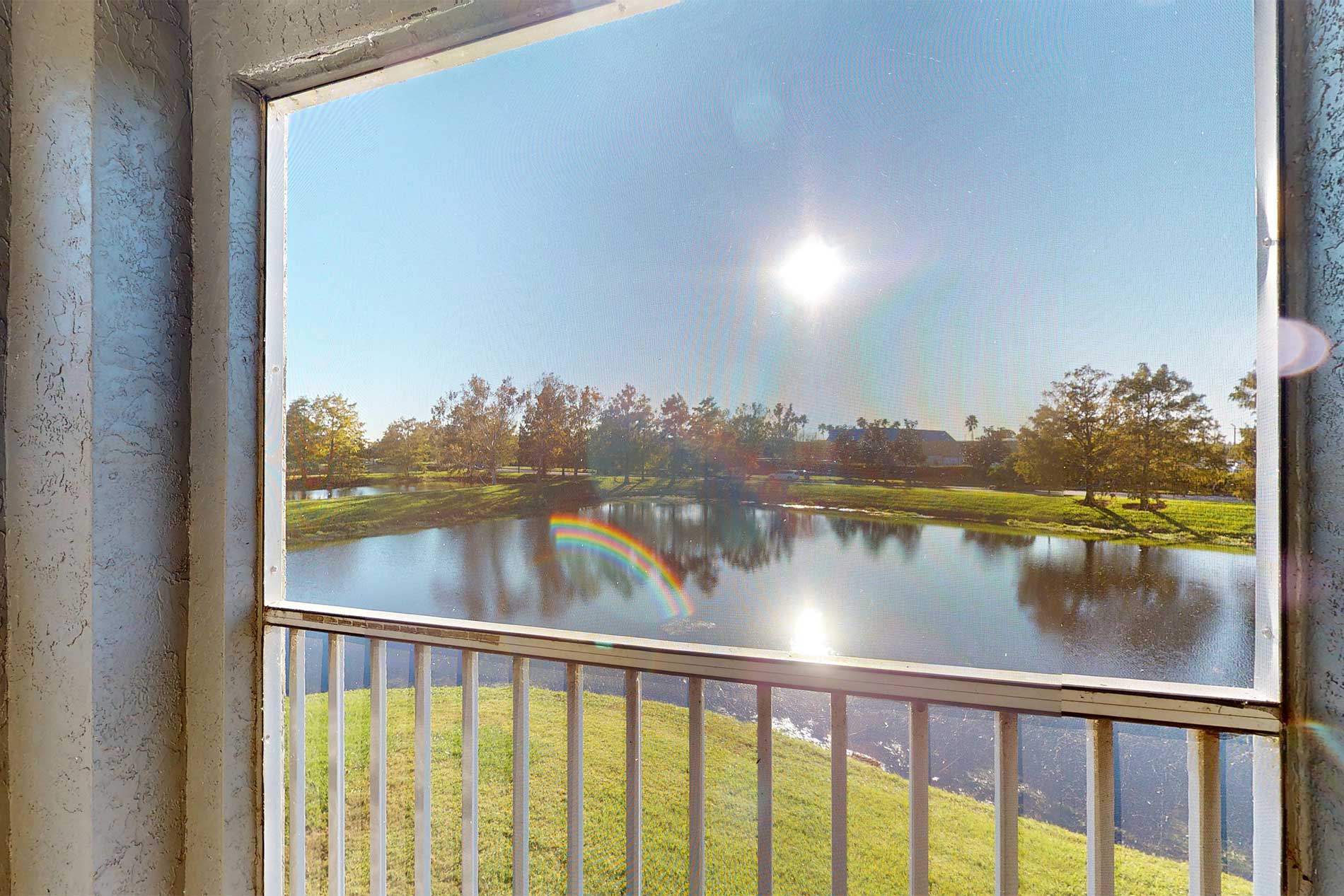 Arbors at Lee Vista apartment balcony