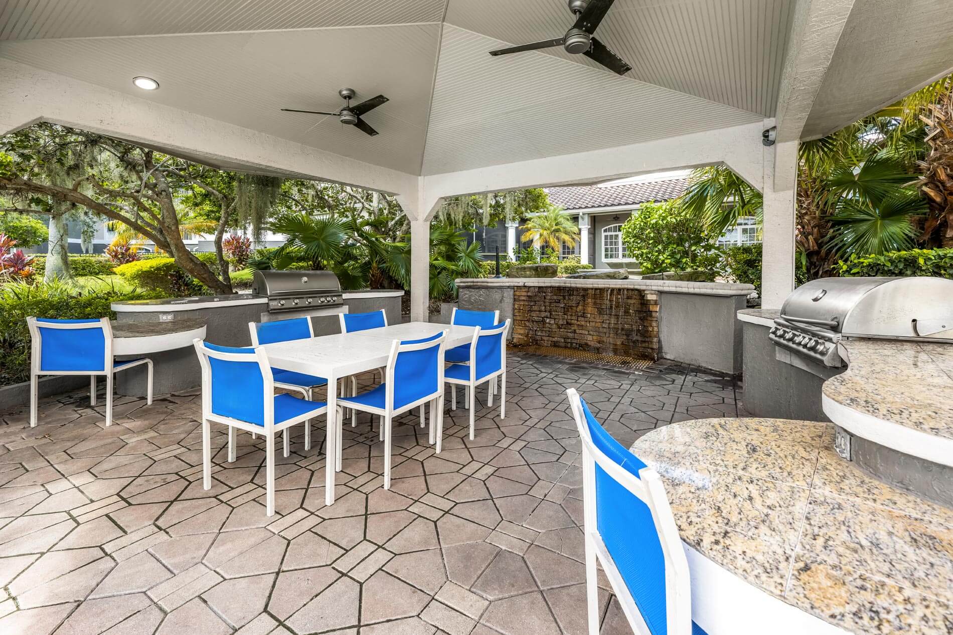 Arbors at Lee Vista Apartments Grilling Area