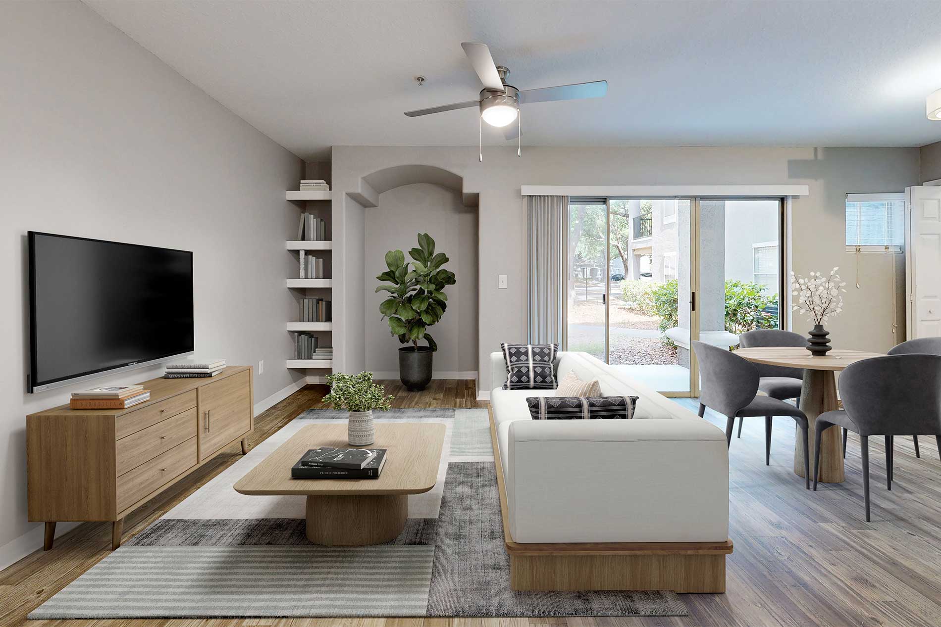 Arbors at Maitland Summit apartment living room