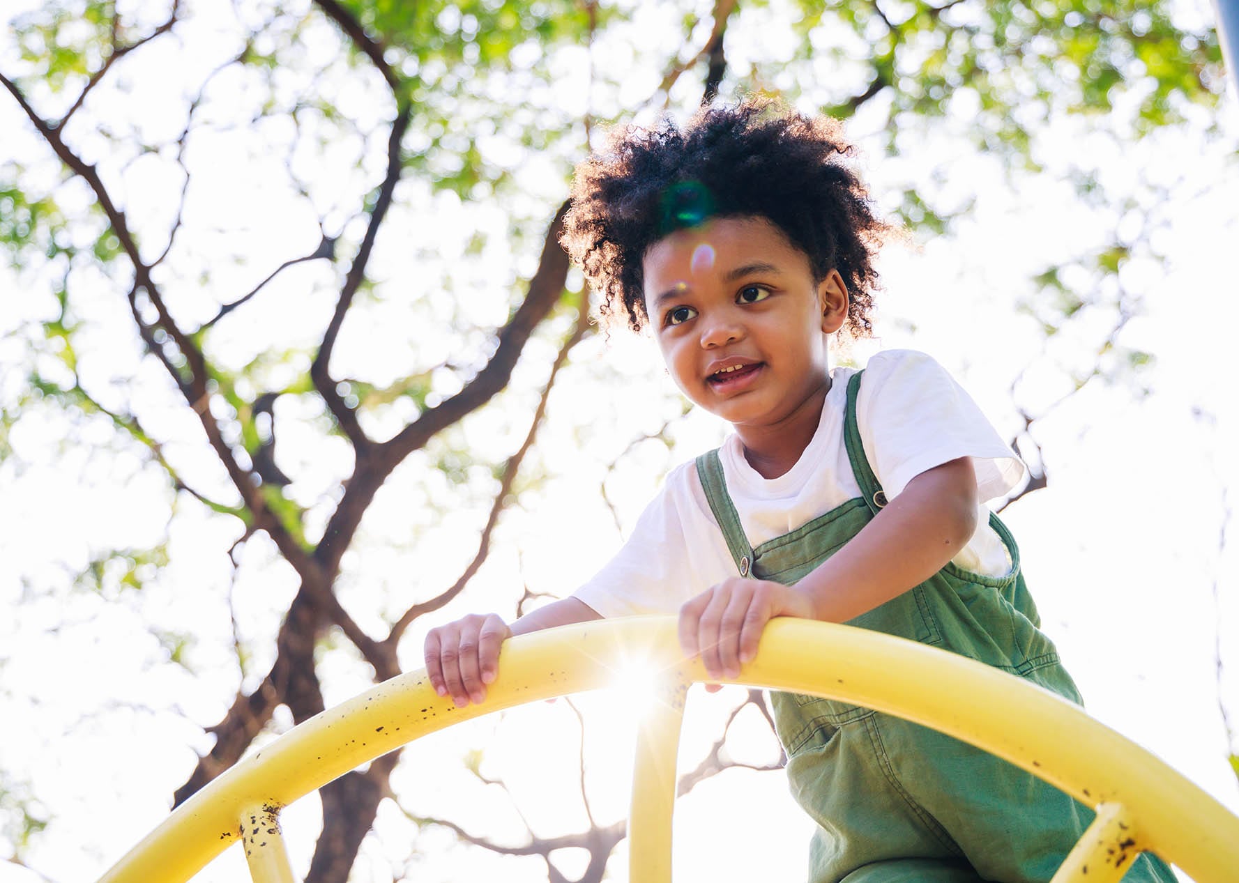 small child on playground