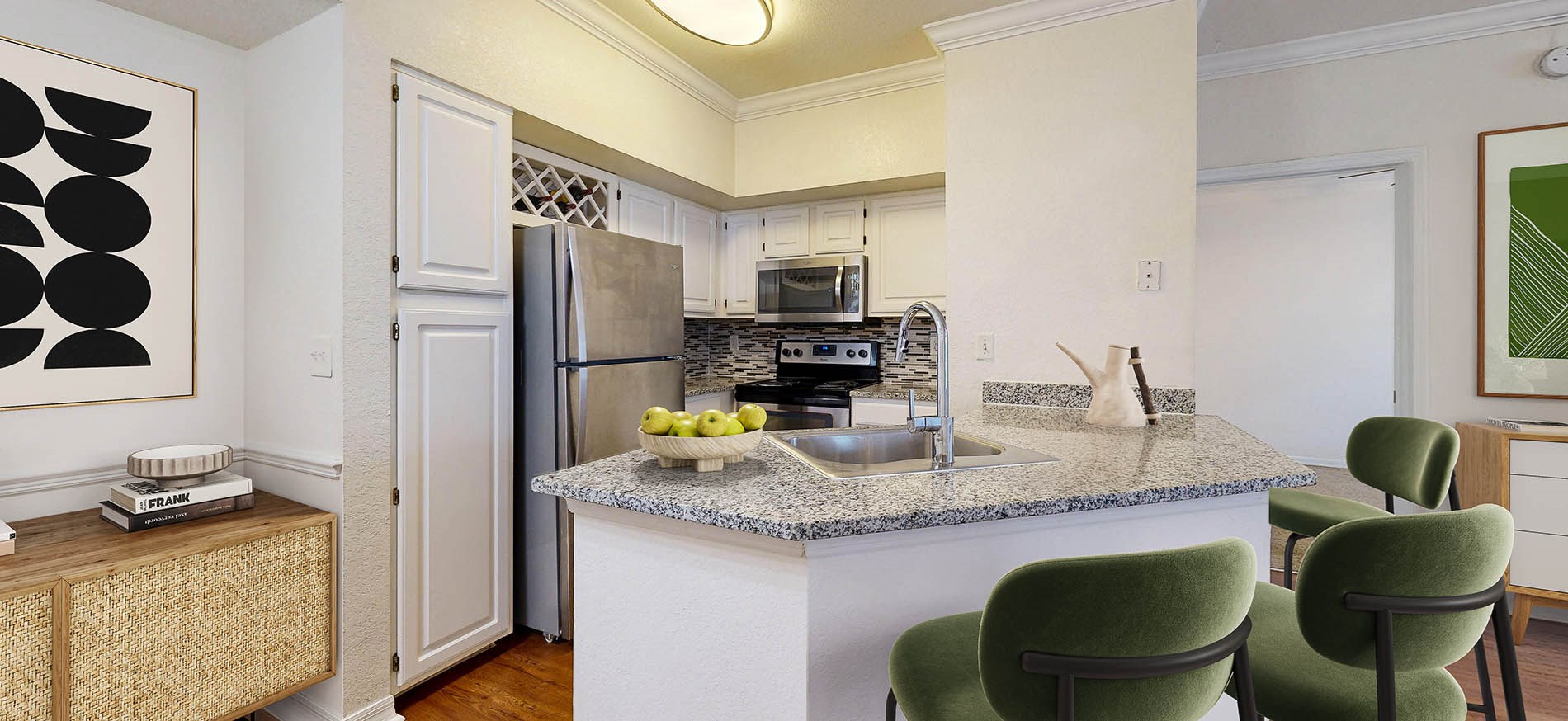 Ashton at Waterford Lakes kitchen virtually staged