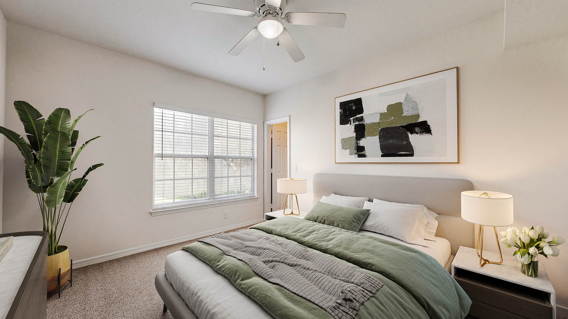 Ashton at Waterford Lakes apartment virtually staged