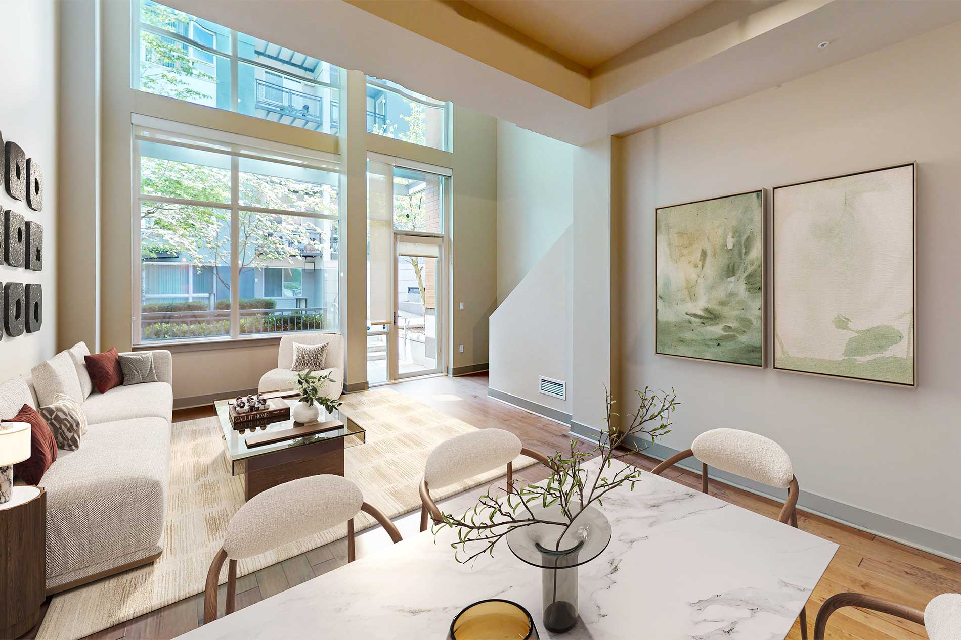 Ashton Bellevue apartment living room