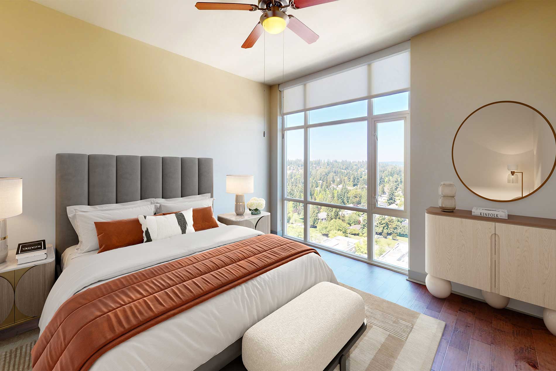 Ashton Bellevue apartment bedroom