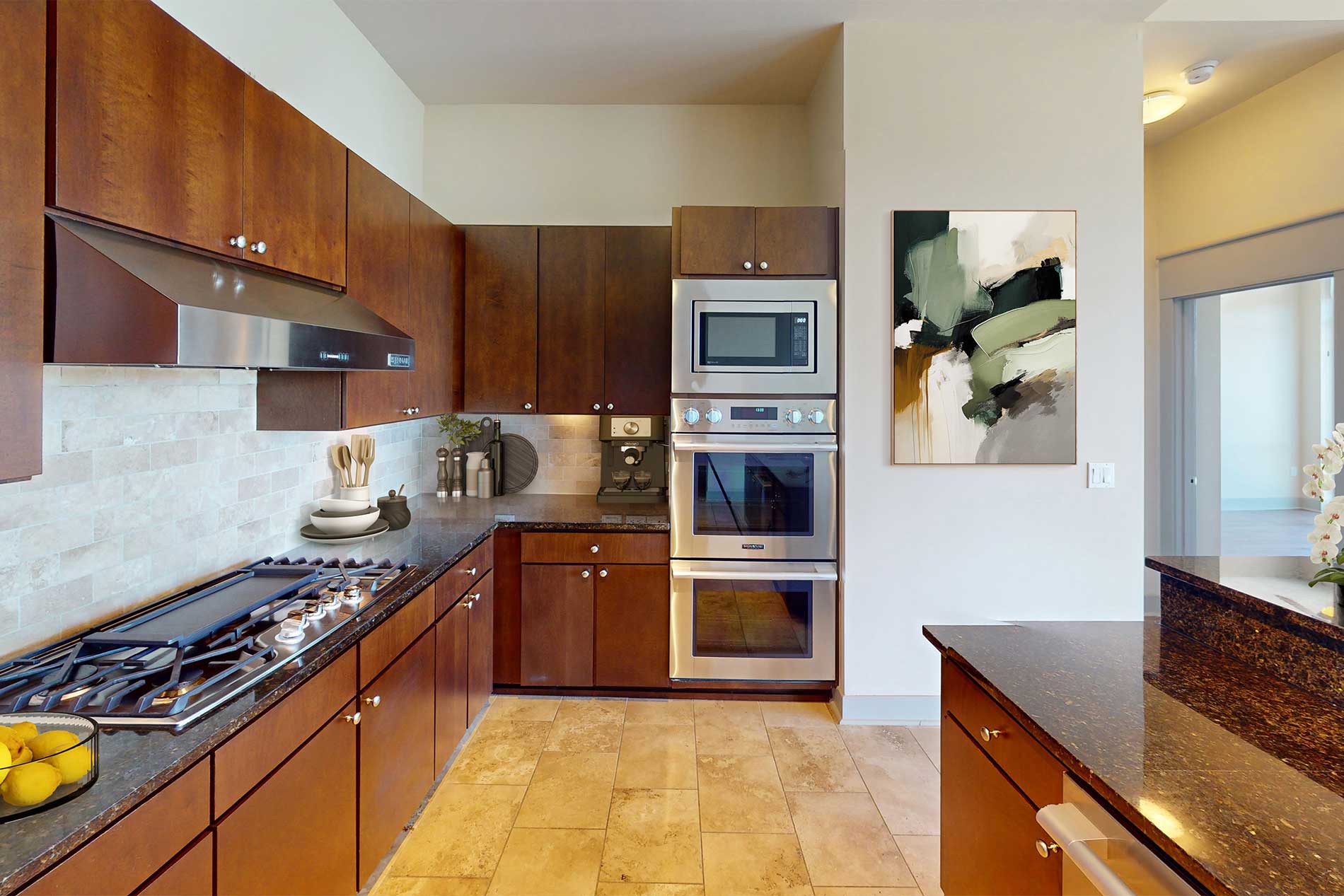 Ashton Bellevue apartment kitchen