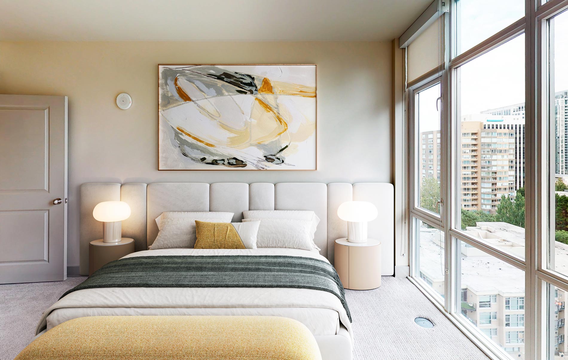 Ashton Bellevue staged bedroom