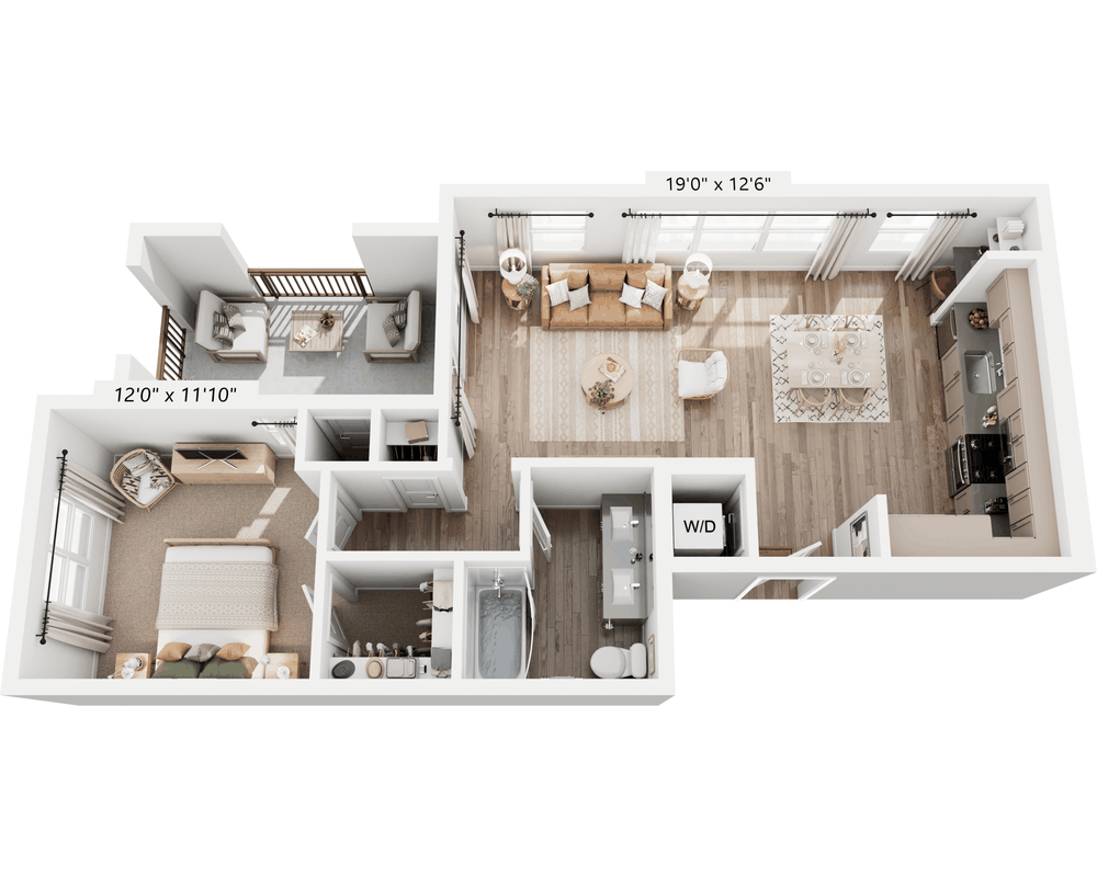 One Bedroom - A1B