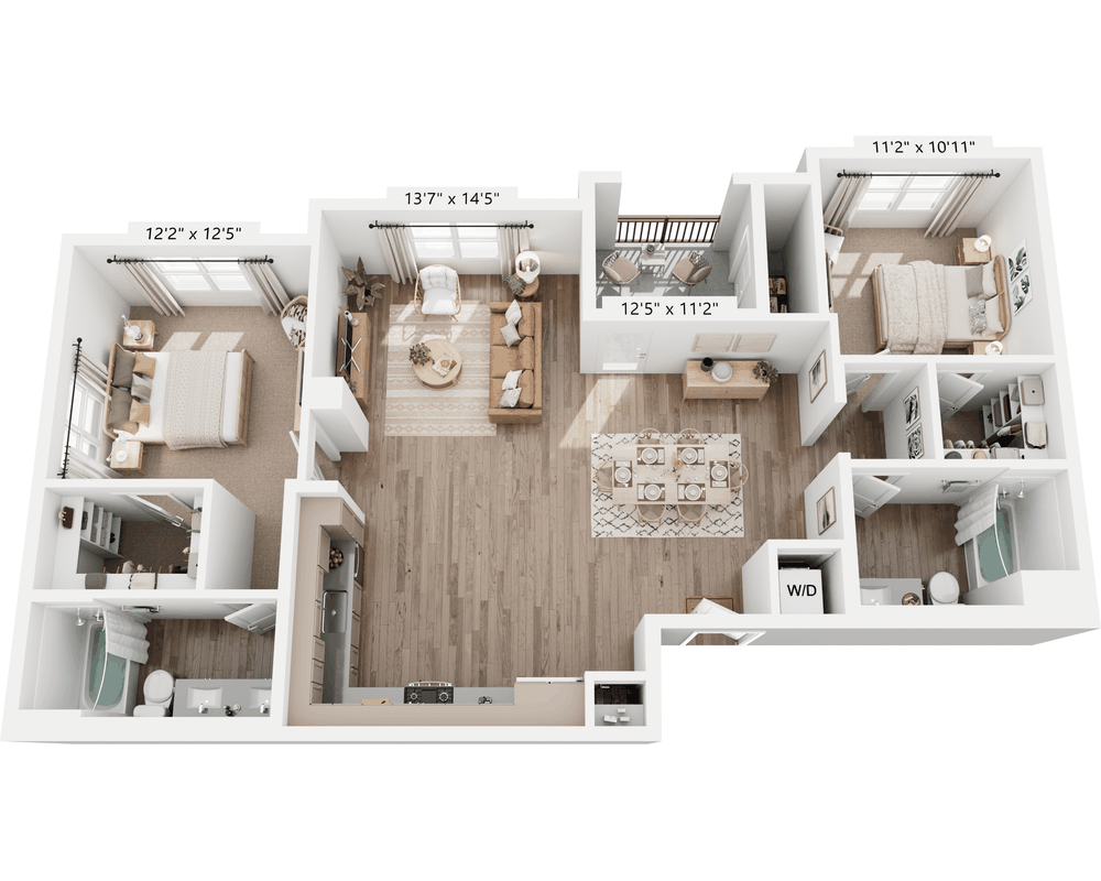 Two Bedroom - B2D