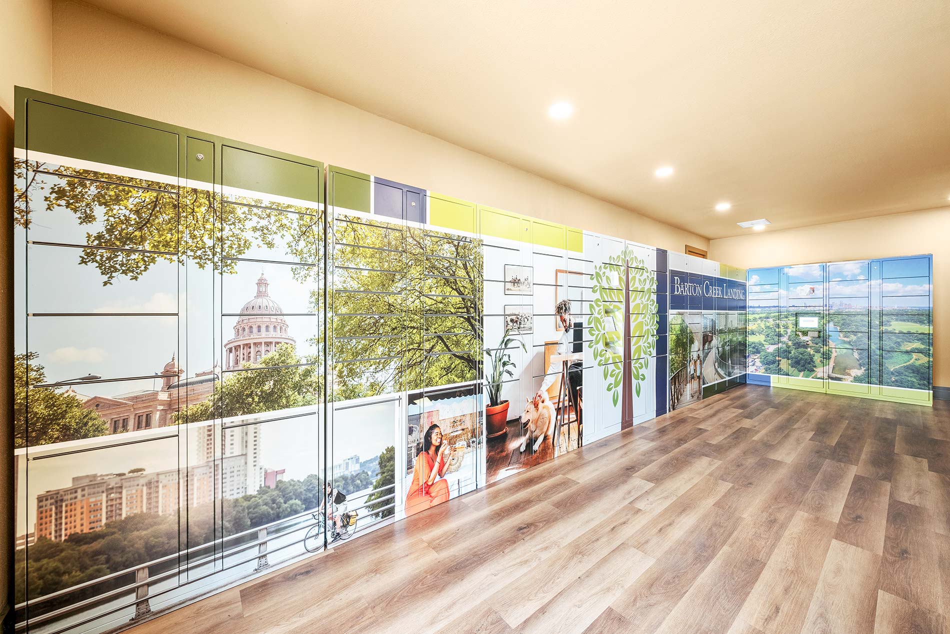 Barton Creek package lockers