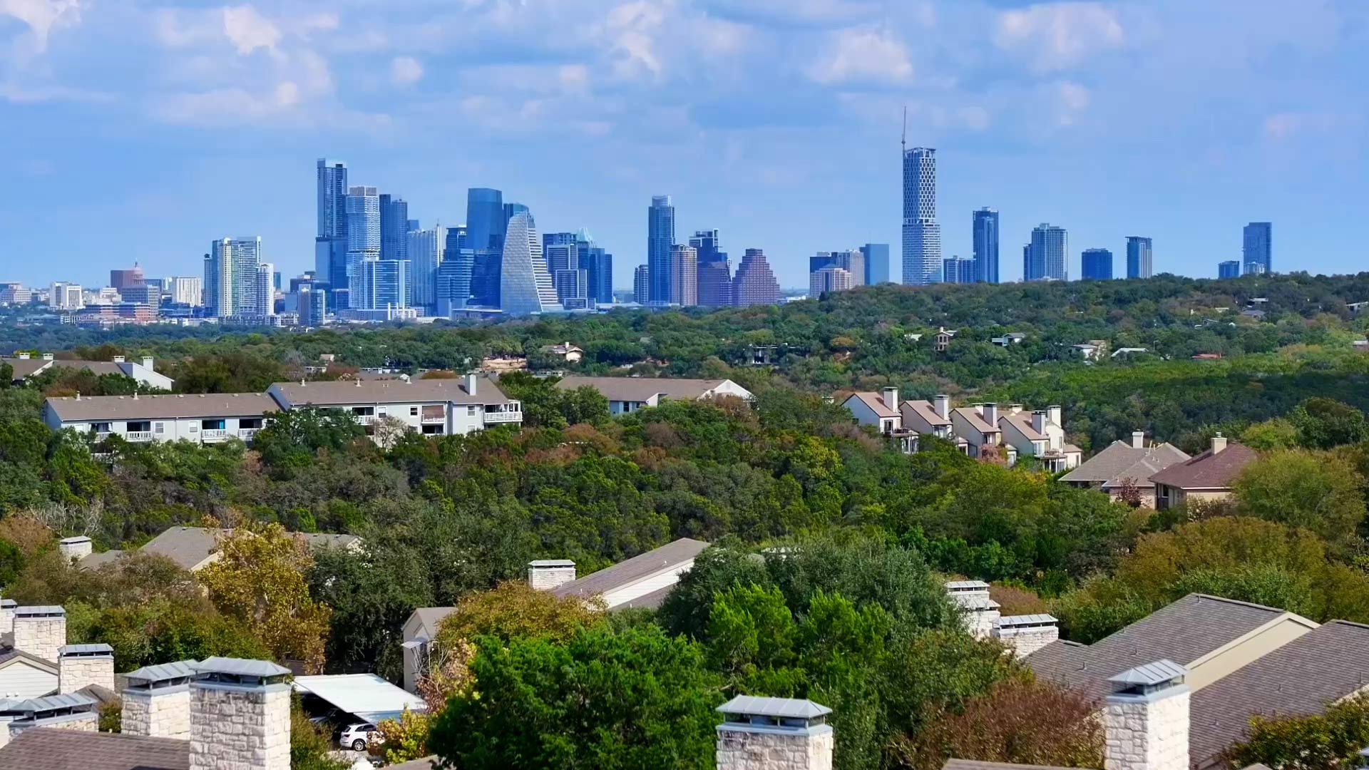 Barton Creek drone building exterior