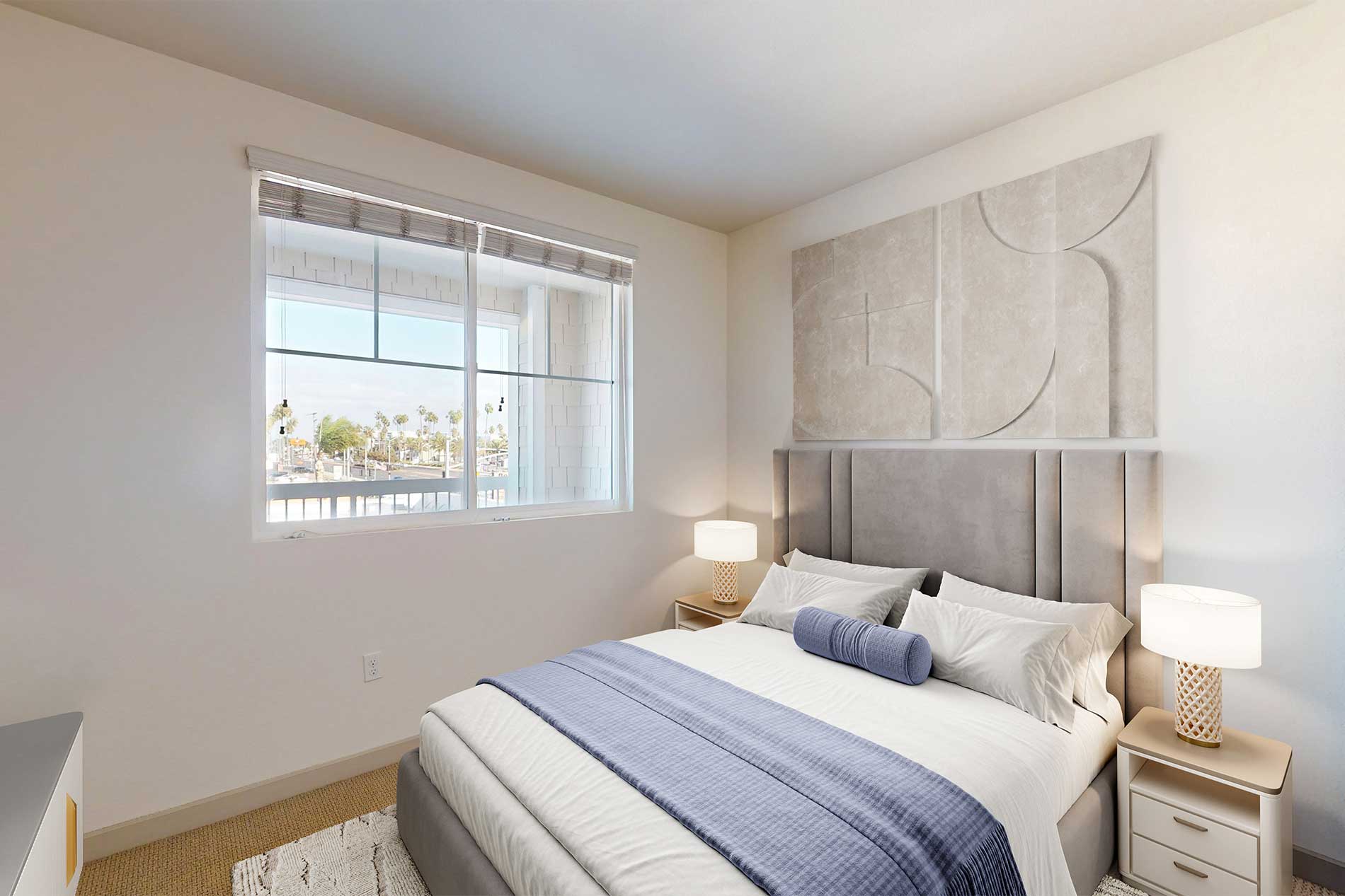Beach & Ocean apartment bedroom
