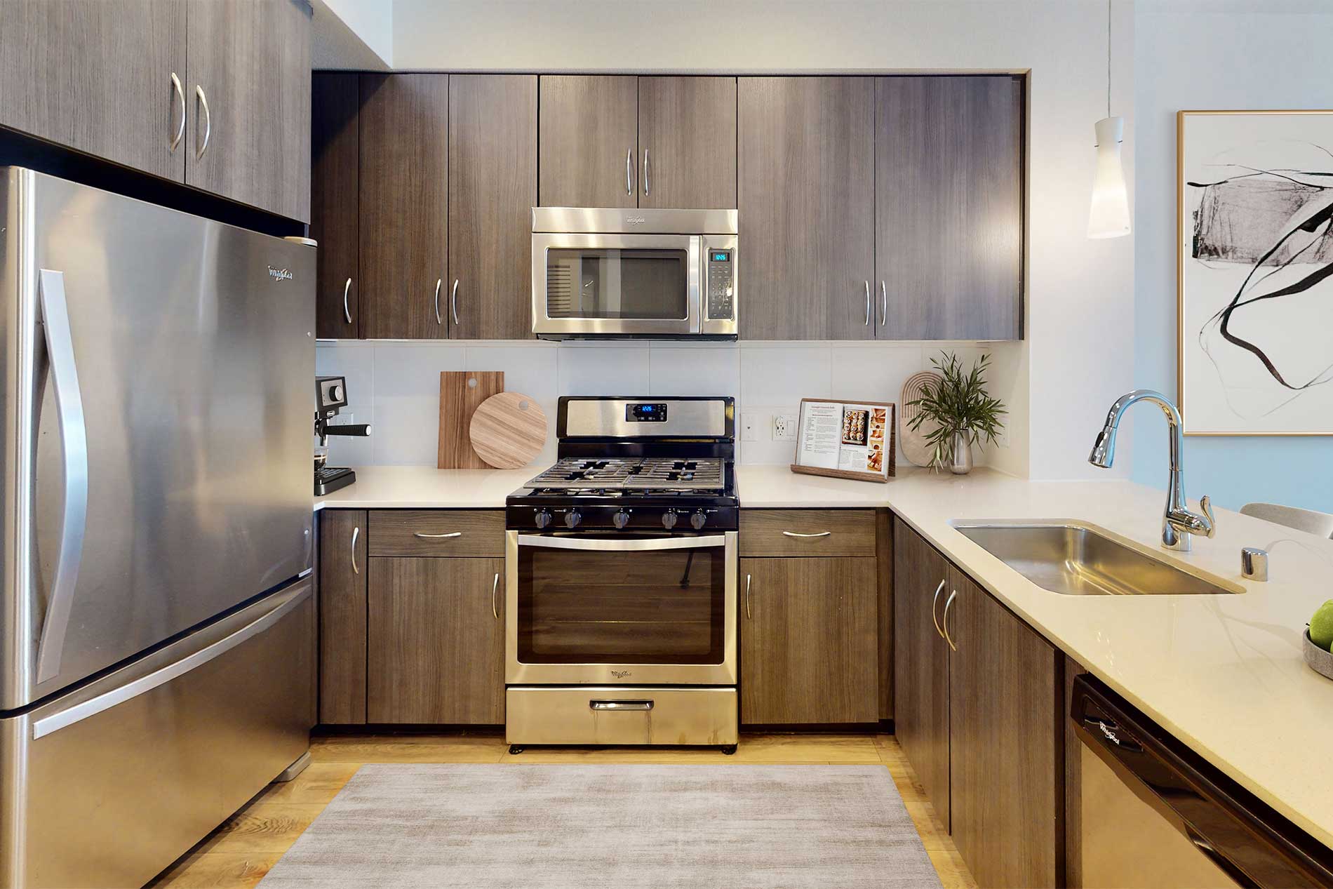 Beach & Ocean apartment kitchen