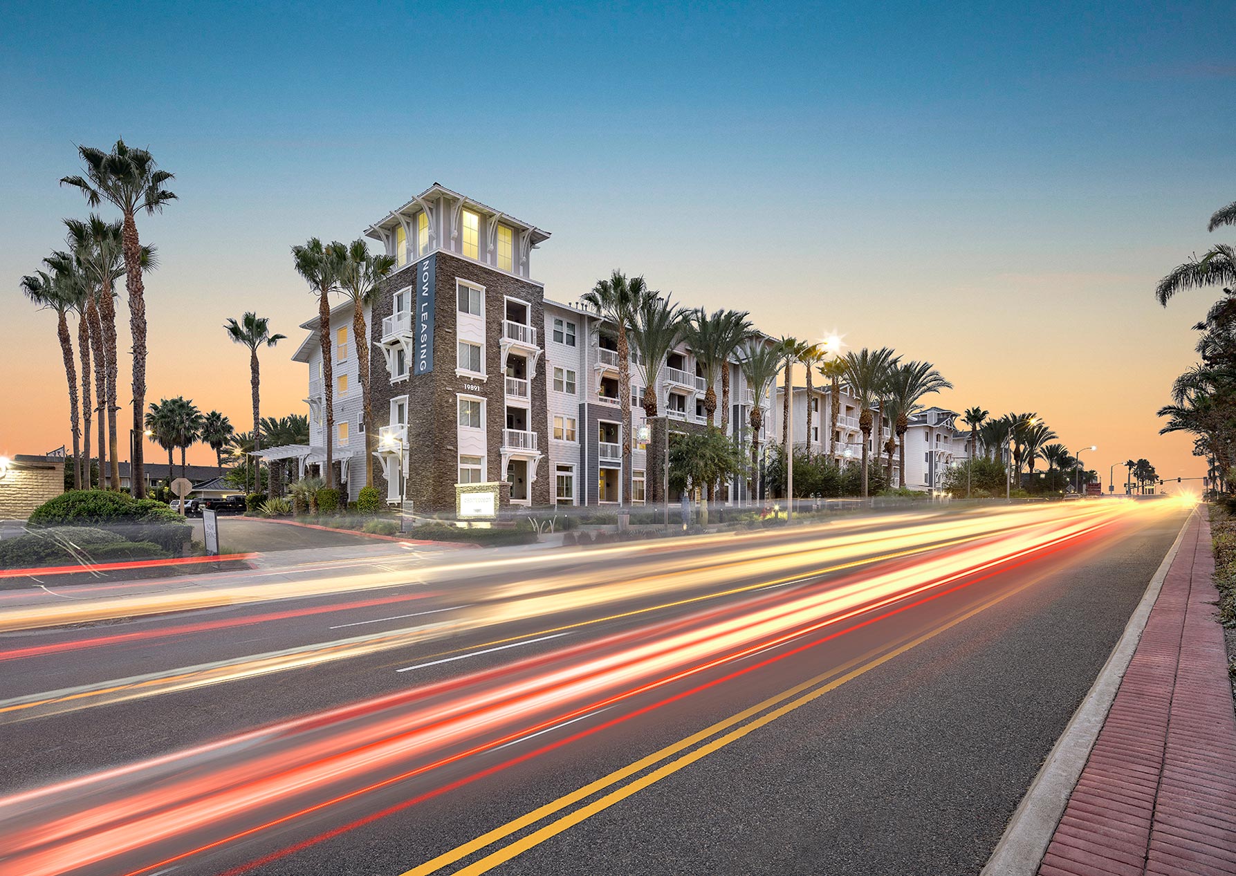 Beach and Ocean exterior building sunset