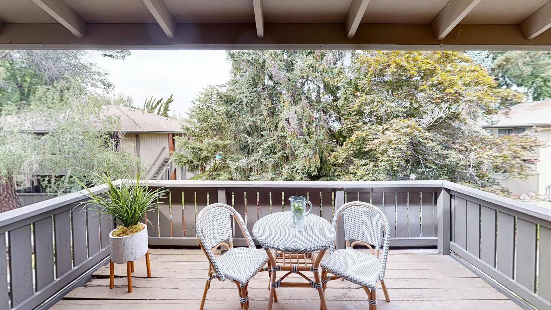 Birch creek staged patio