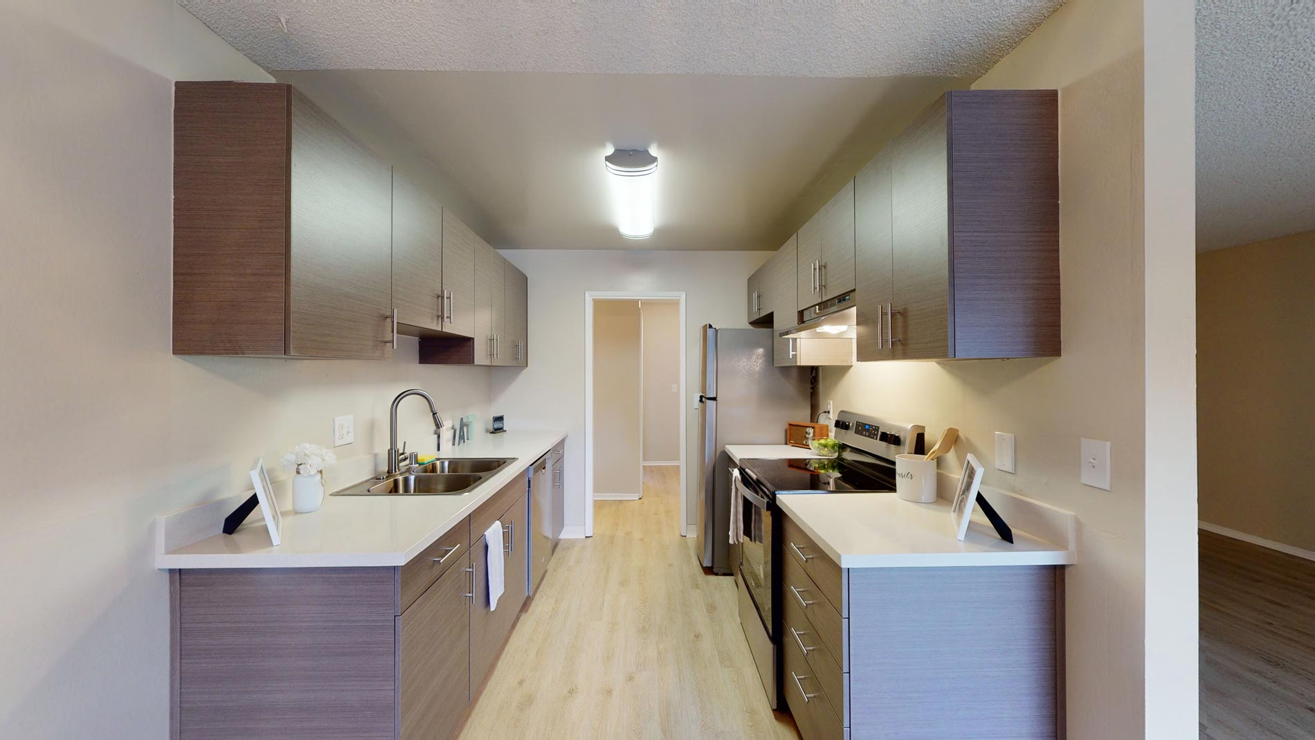BIRCH CREEK staged kitchen