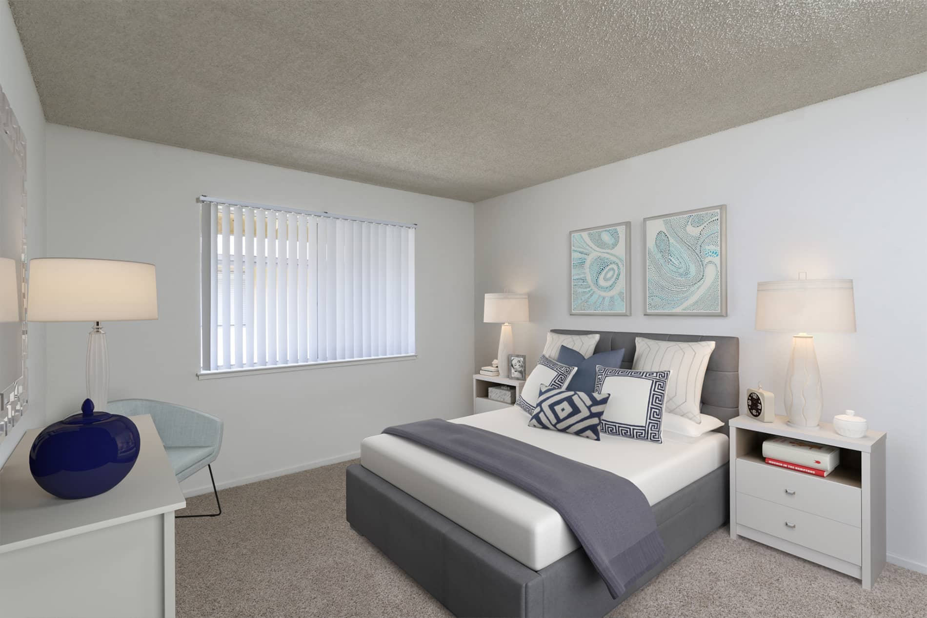 Birch Creek Bedroom | Staged by RooOmy