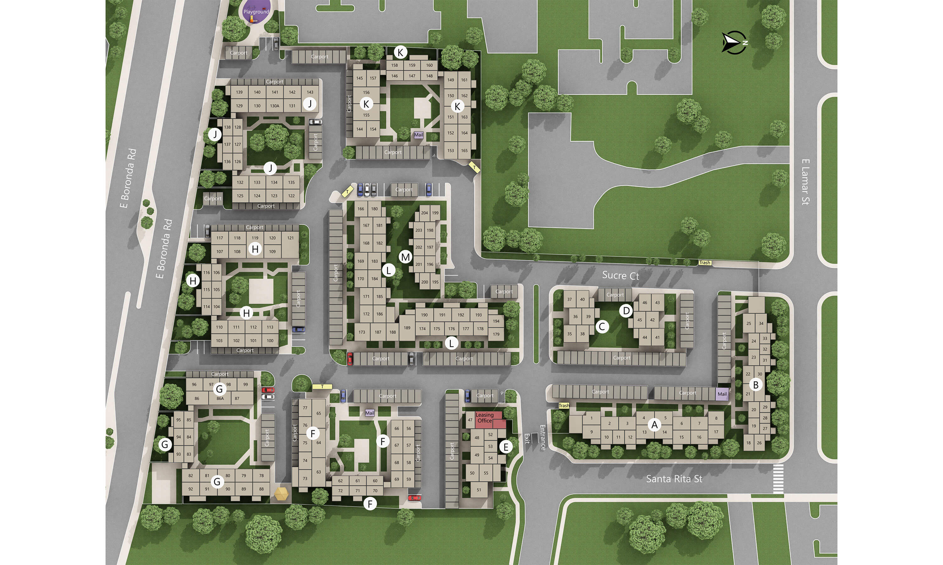 Interactive Map Boronda Manor