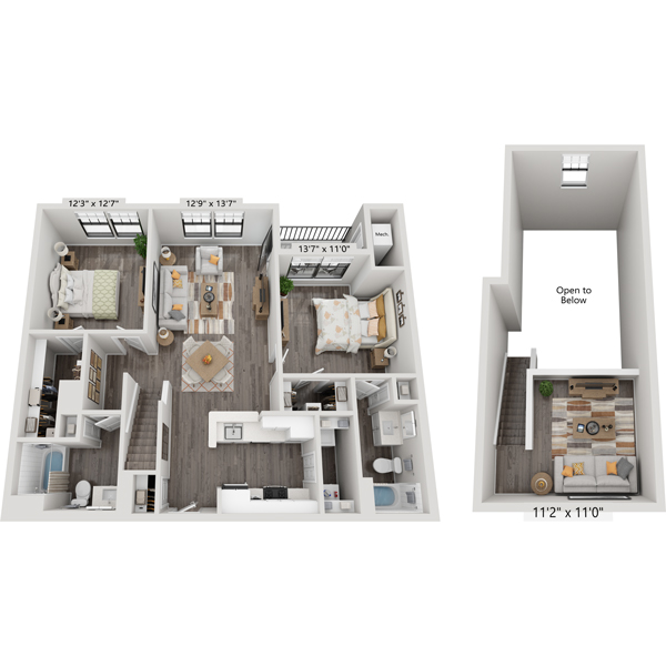 Two Bedroom B2G4L