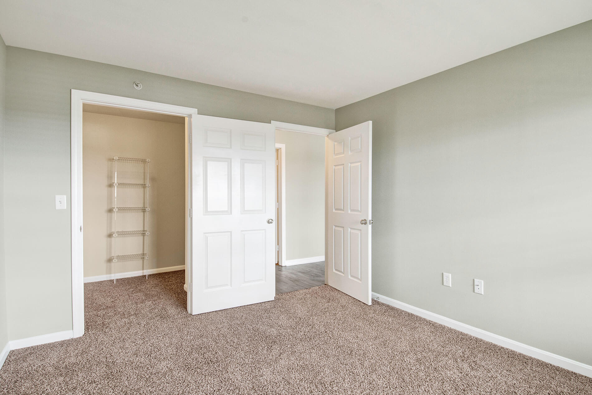 Bradlee Danvers carpeted bedroom with closet