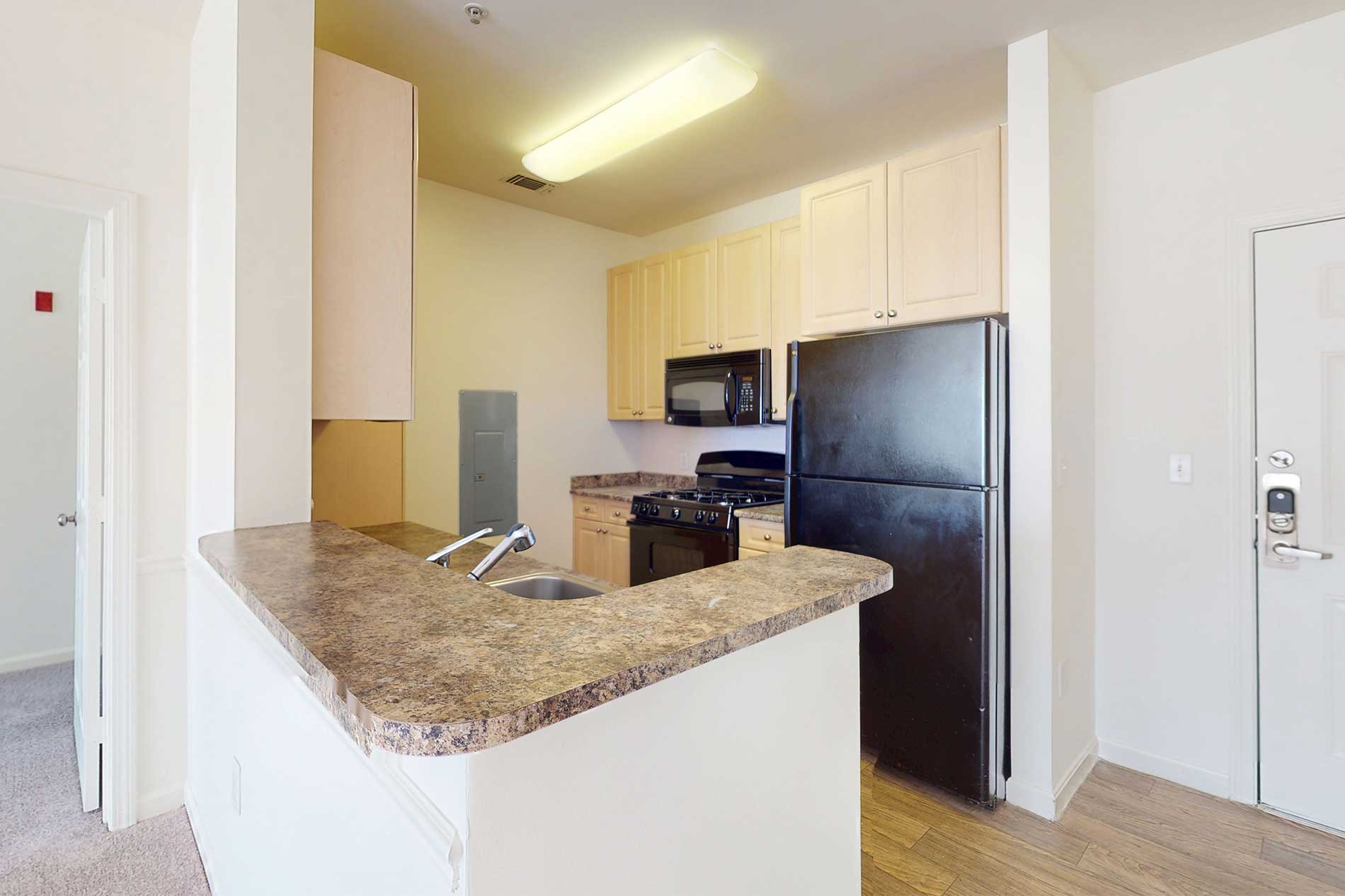 Bradlee Danvers apartment kitchen