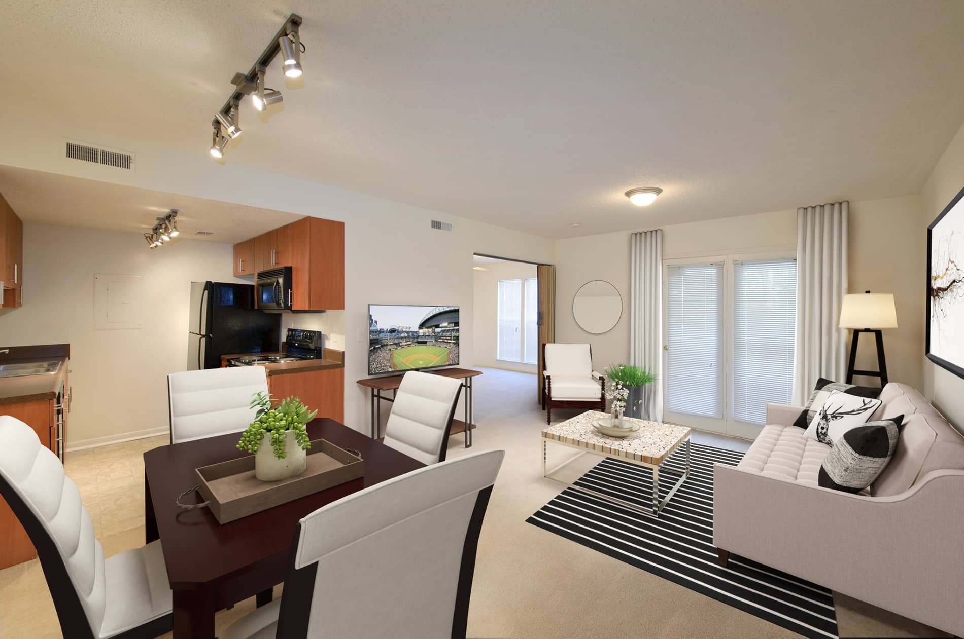 Breckenridge efficiency floor plan staged by RooOmy