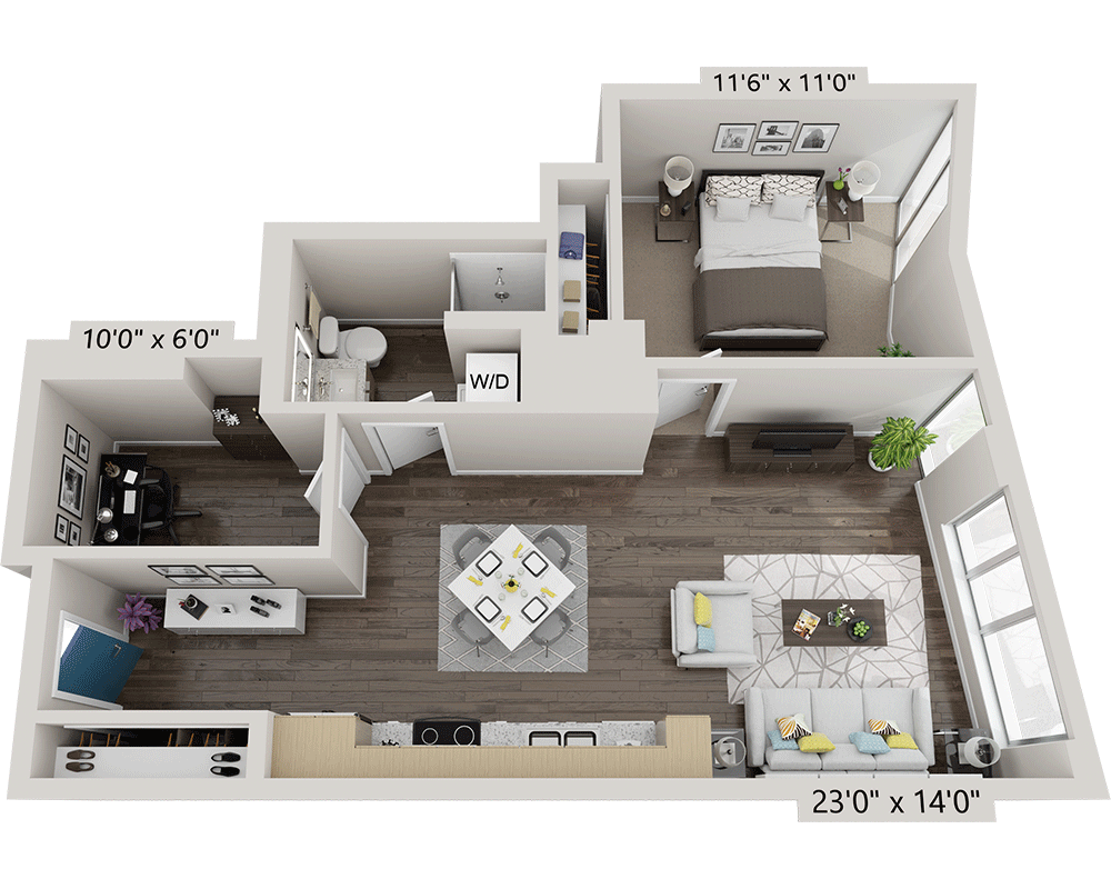 One Bedroom A1AD