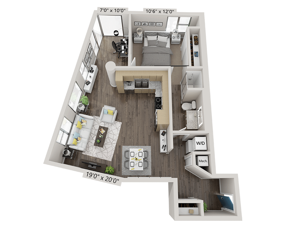 One Bedroom A1BD