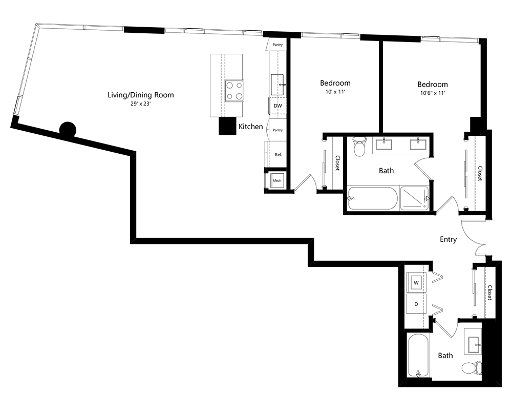 Two Bedroom B2CC