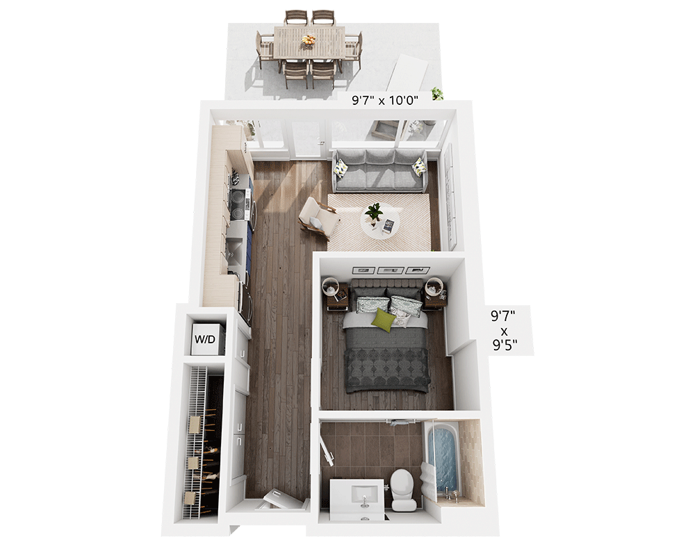 One Bedroom A1A