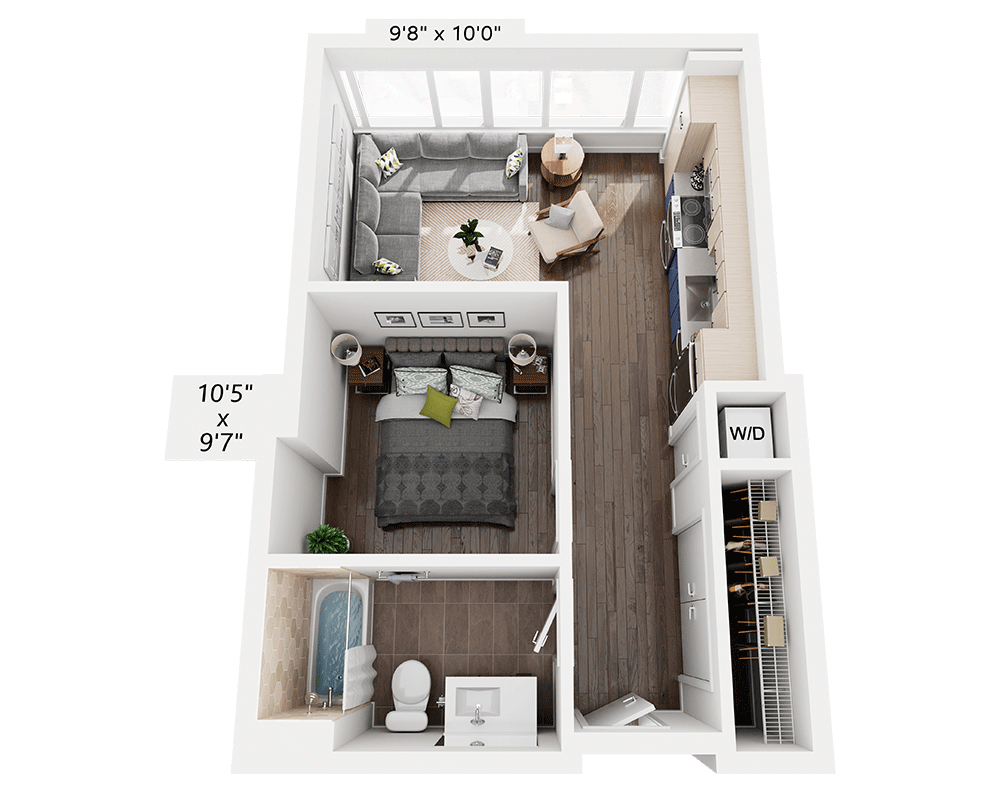 One Bedroom A1B