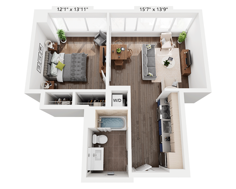 One Bedroom A1C
