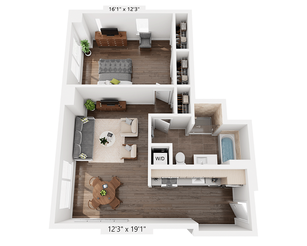 One Bedroom A1CC