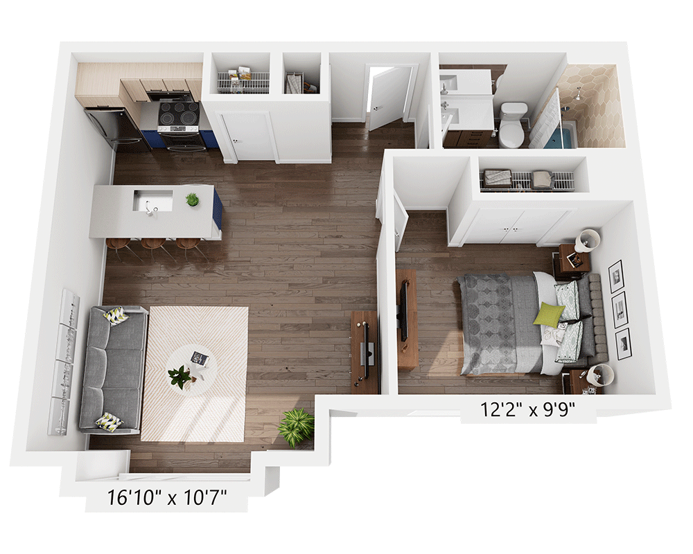 One Bedroom A1G