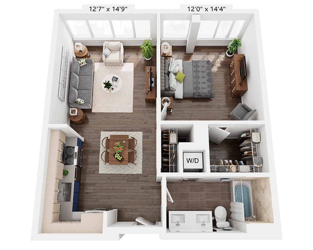 One Bedroom A1M