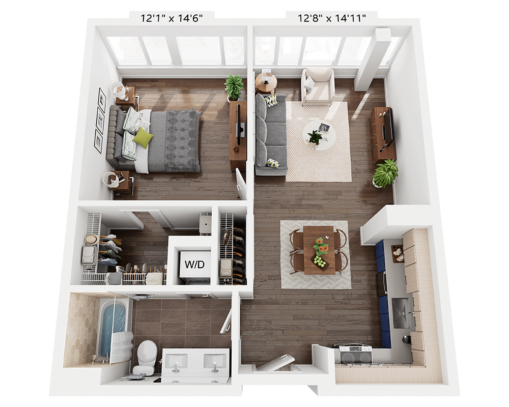 One Bedroom A1N