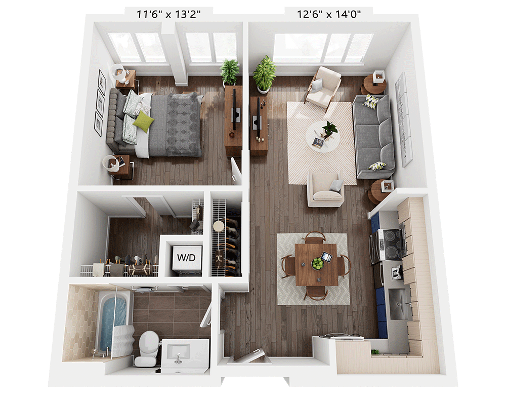 One Bedroom A1O