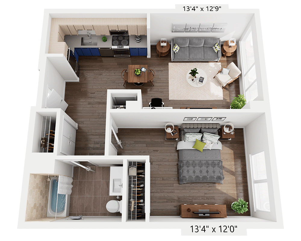 One Bedroom A1S