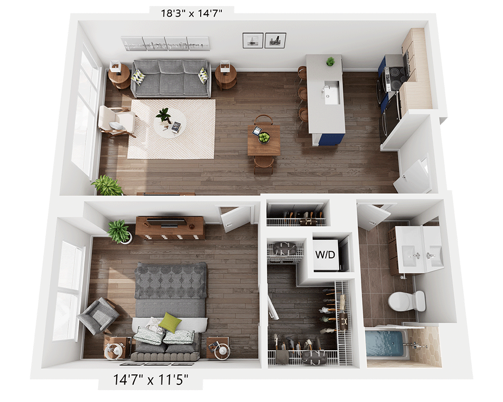 One Bedroom A1V