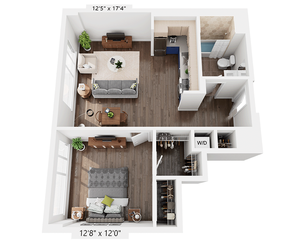 One Bedroom A1X