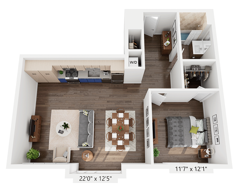 One Bedroom A1Y