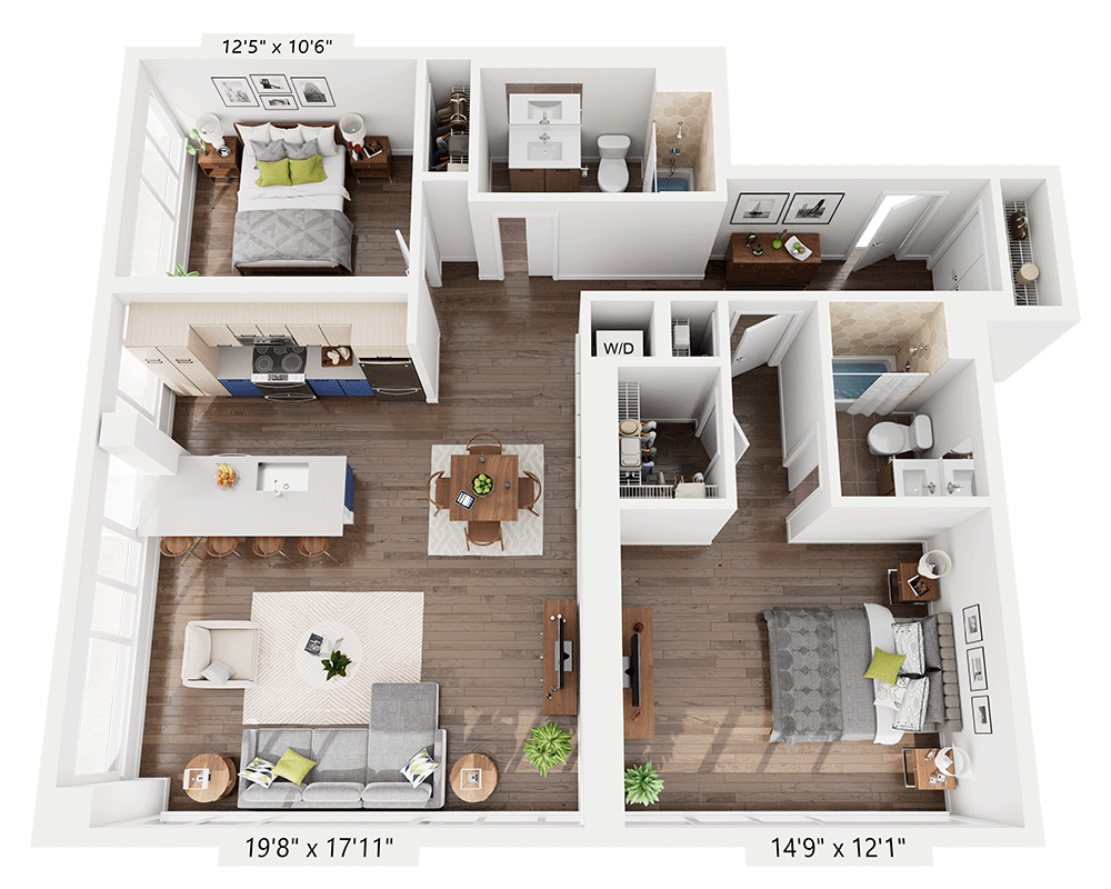 Two Bedroom B2G